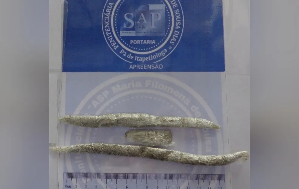 Mãe de detento é flagrada com maconha escondida em alça de bolsa na penitenciária de Itapetininga